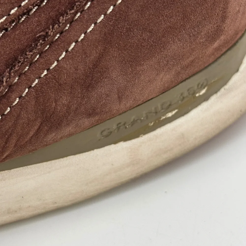 Cole Haan Mens Grand 360 Brown Nubuck Leather Slip On Loafers C33031 Size 12M